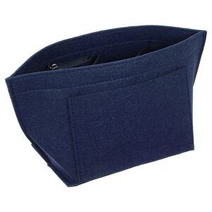 7507 Purse Organizer Insert, Portable Felt Organizer Bags with Metal Zipper